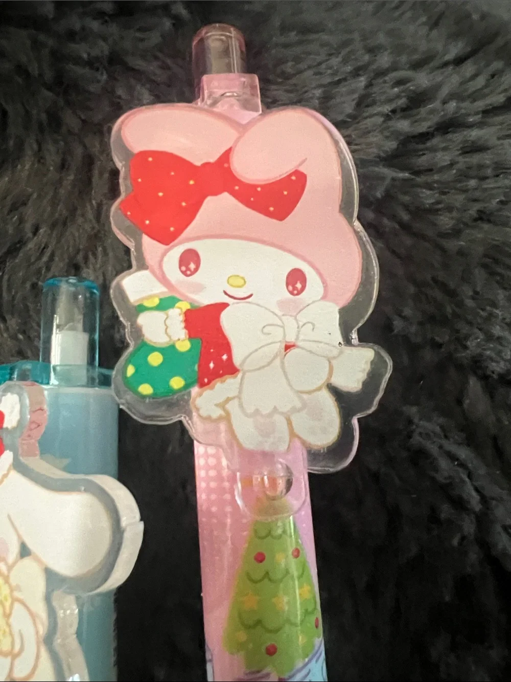 Set of 6 holiday Sanrio character pens - Christmas in July!